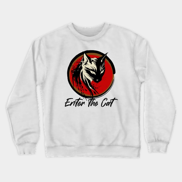 Enter the Cat Crewneck Sweatshirt by LexieLou